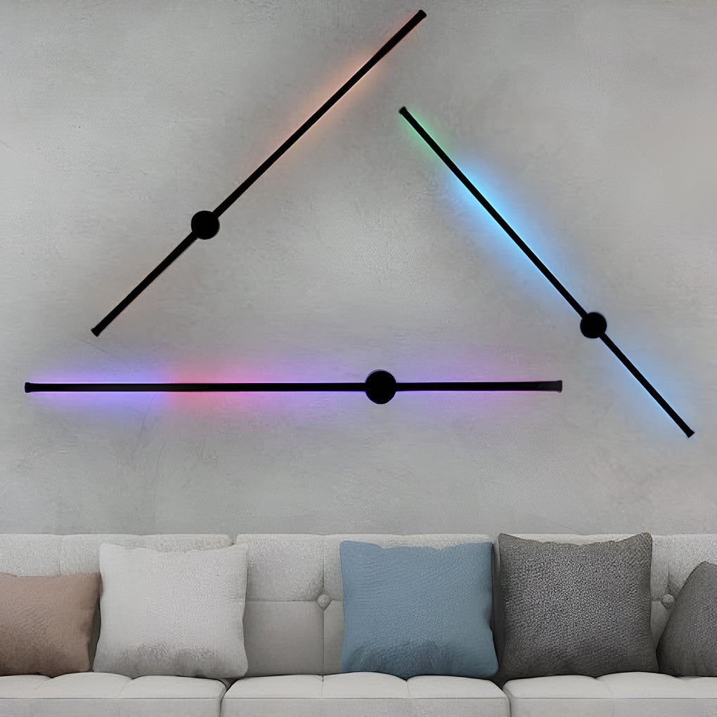 WINTERBOURNE REMOTE-CONTROLLED RGB LED WALL SCONCES