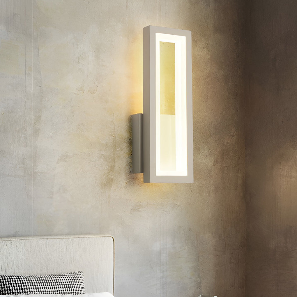 WINTHROP RECTANGULAR LED WALL SCONCE, MODERN ILLUMINATION FIXTURE