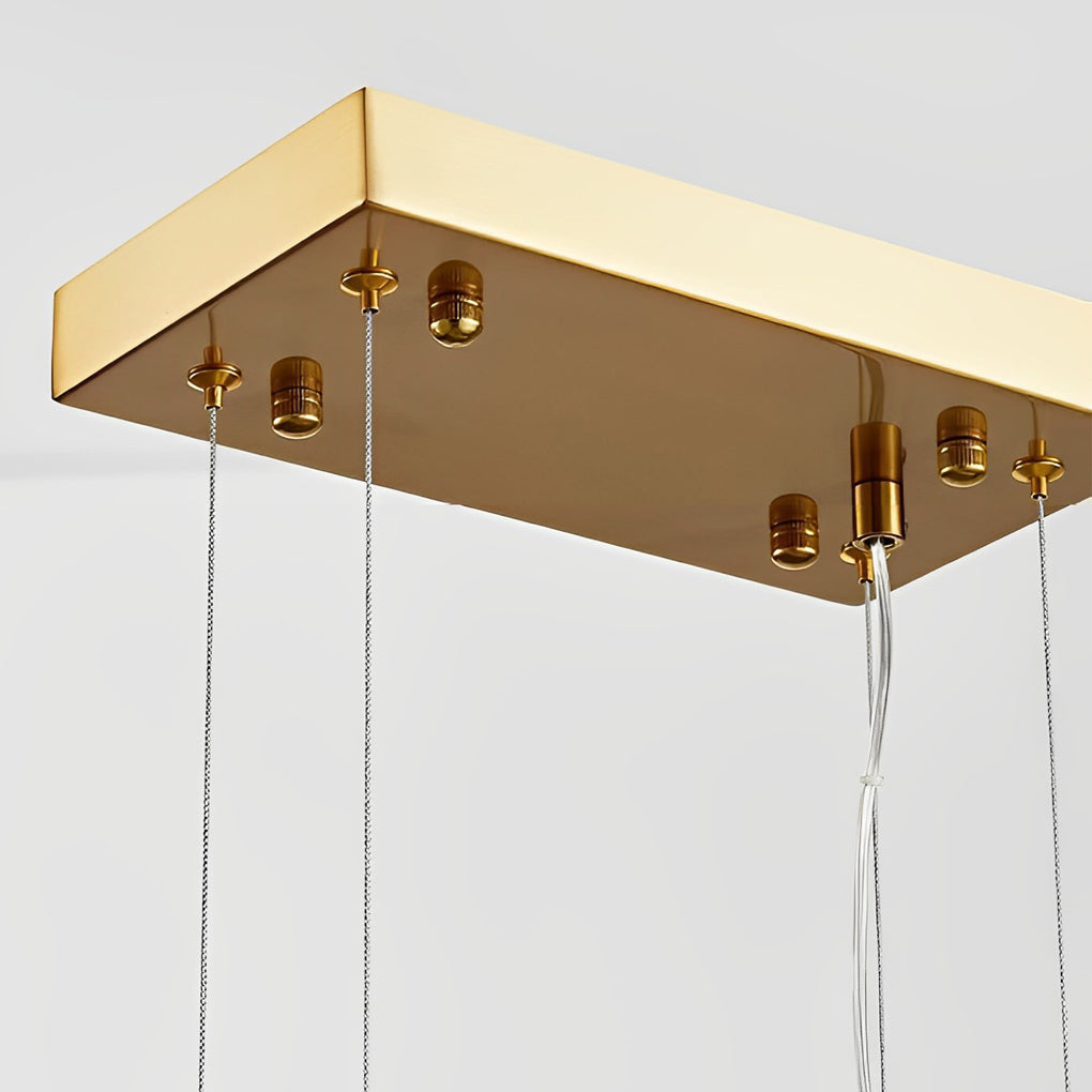 WINDSOR RECTANGULAR CRYSTAL LED CHANDELIER
