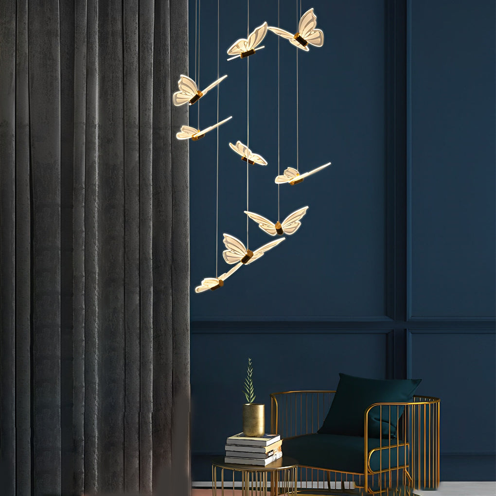 BELLEFLEUR WHIMSICAL TRIPLE-DIMMER HANGING LIGHT