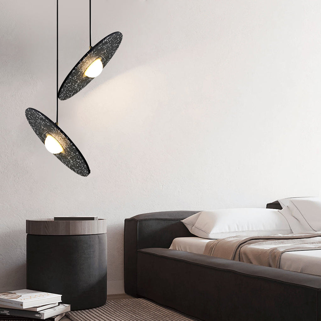 ASTRID POLISHED STONE ORBITAL PENDANT LIGHT