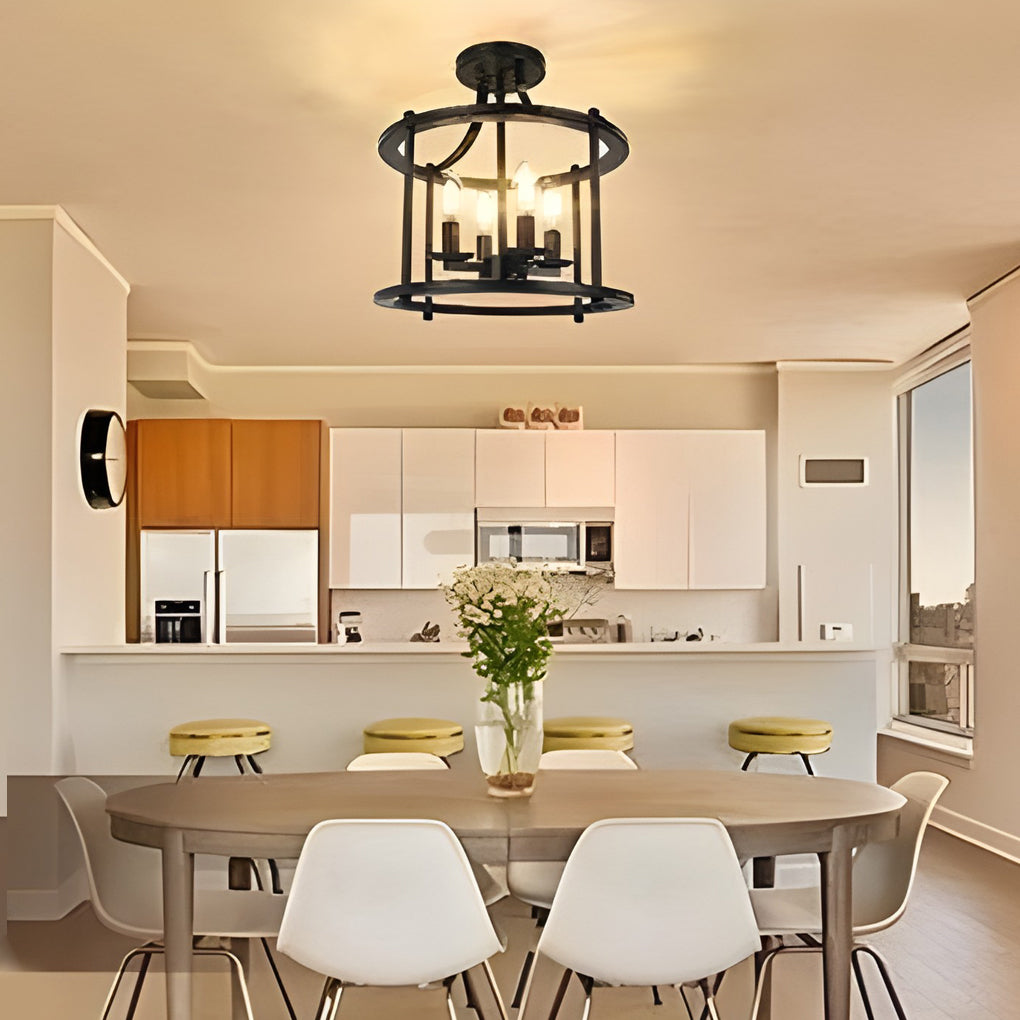 WHITBY INDUSTRIAL METAL PENDANT LANTERN