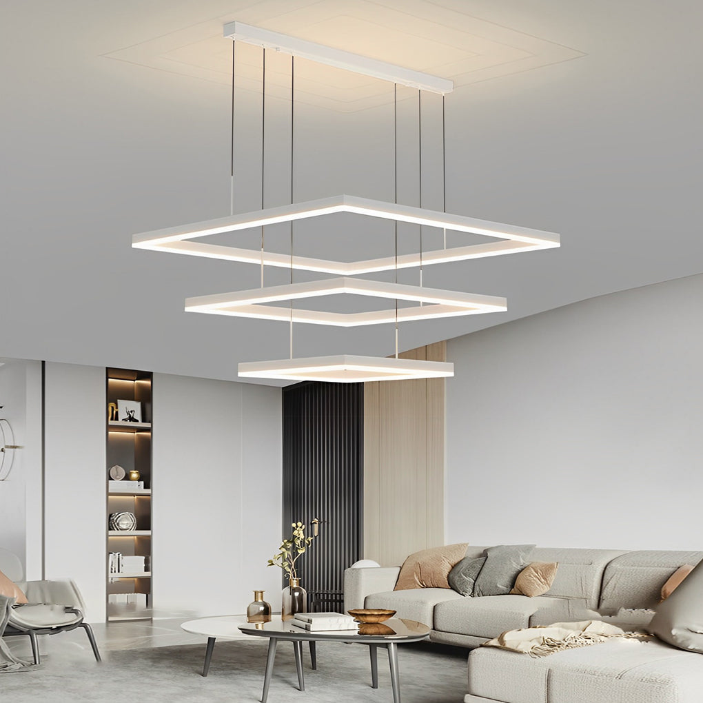 WINTHORPE QUADRA DIMMABLE LED CHANDELIER