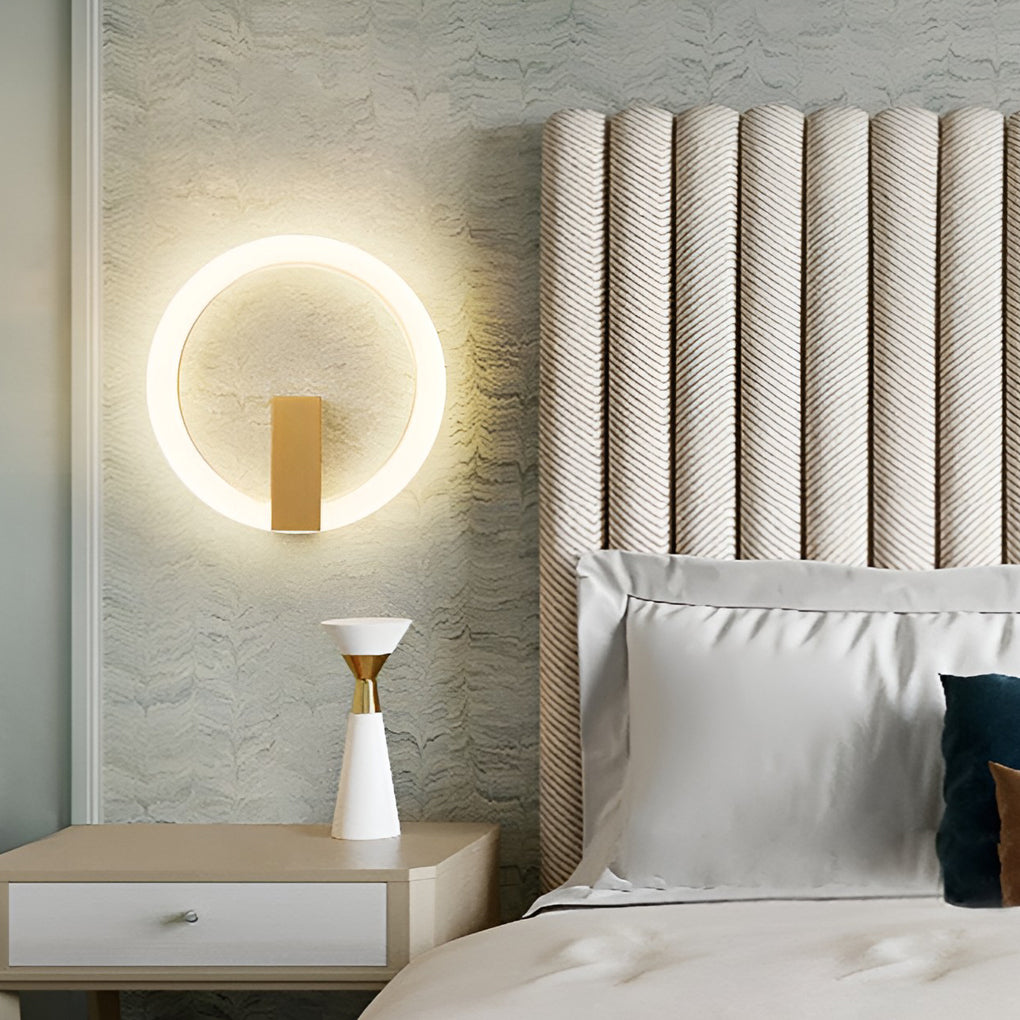 WINDSOR CIRCLE DIMMABLE LED WALL SCONCE