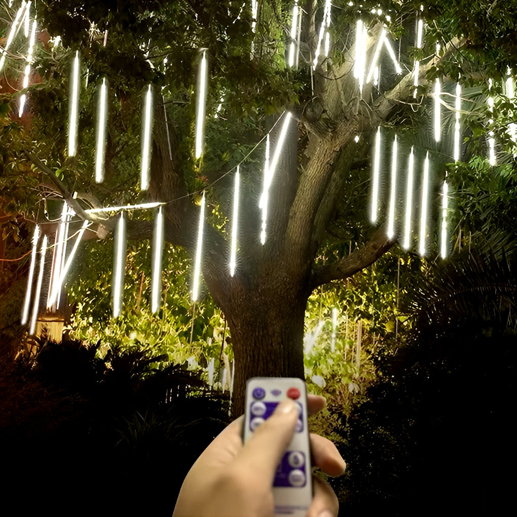 WINTERBOURNE RAINFALL SOLAR LED LIGHTS FOR GARDEN DECOR