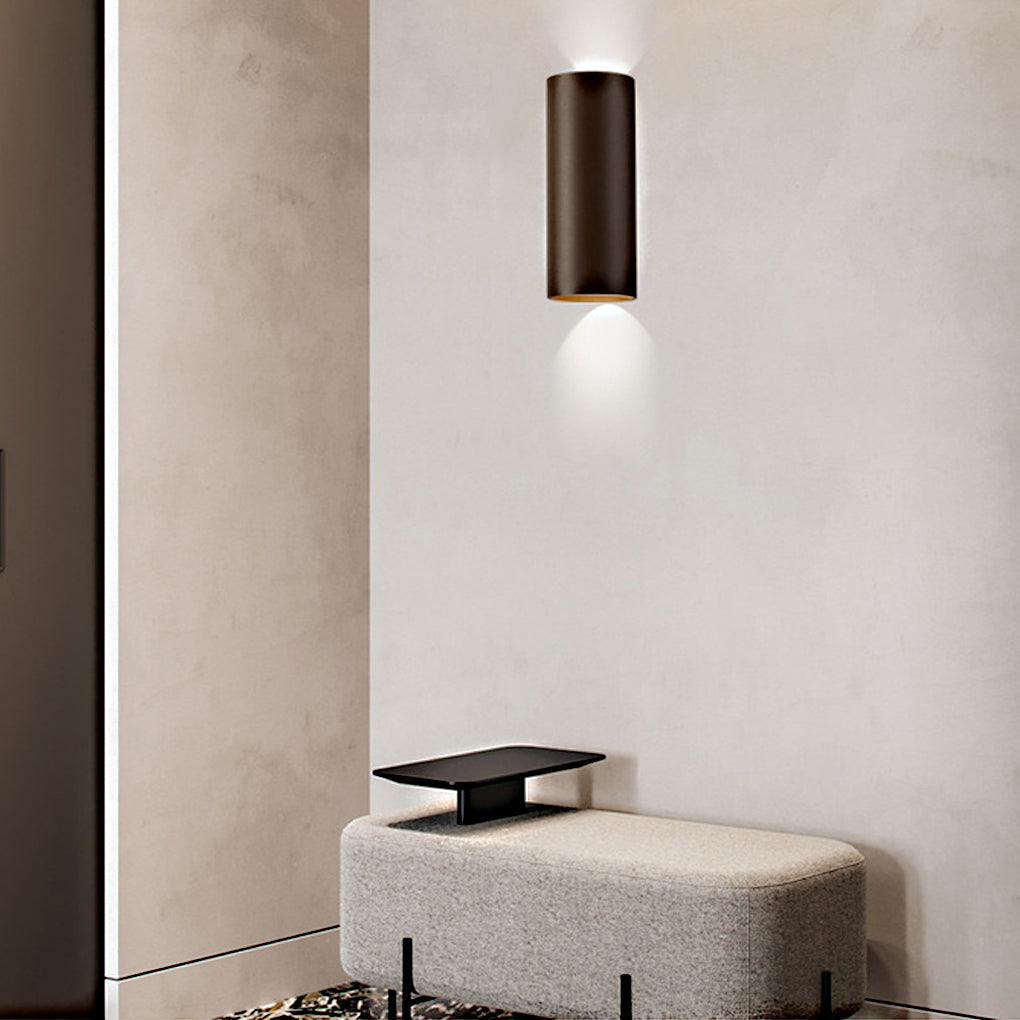 WINDSOR CYLINDRICAL DUAL-AXIS WALL SCONCE