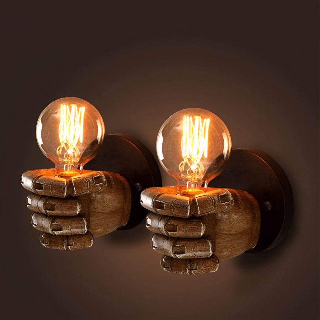 WINTHROP HANDSCULPT WALL SCONCE IN RESIN