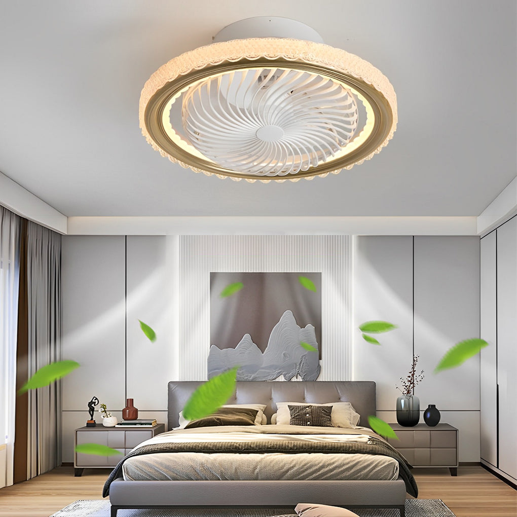 WINTHROP SILENT CIRCULAR LED CEILING FAN WITH TRIPLE DIMMING FUNCTION