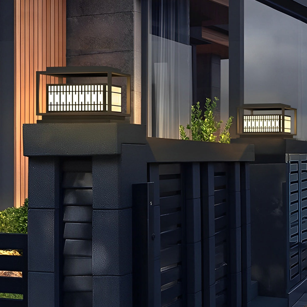 WINDSOR SQUARE VINTAGE LED OUTDOOR PILLAR LIGHTING