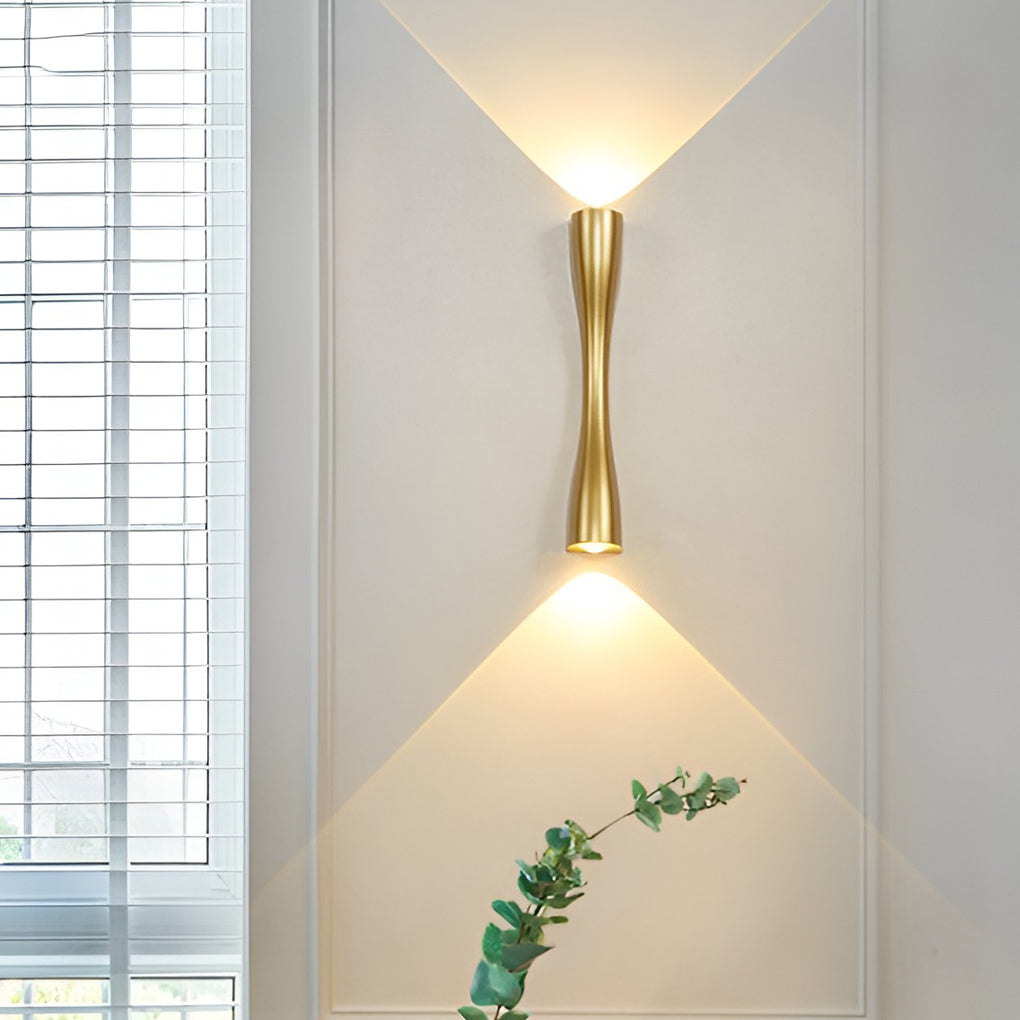 WINTERBOURNE CHROMED LED DUAL-FACING WALL LANTERN