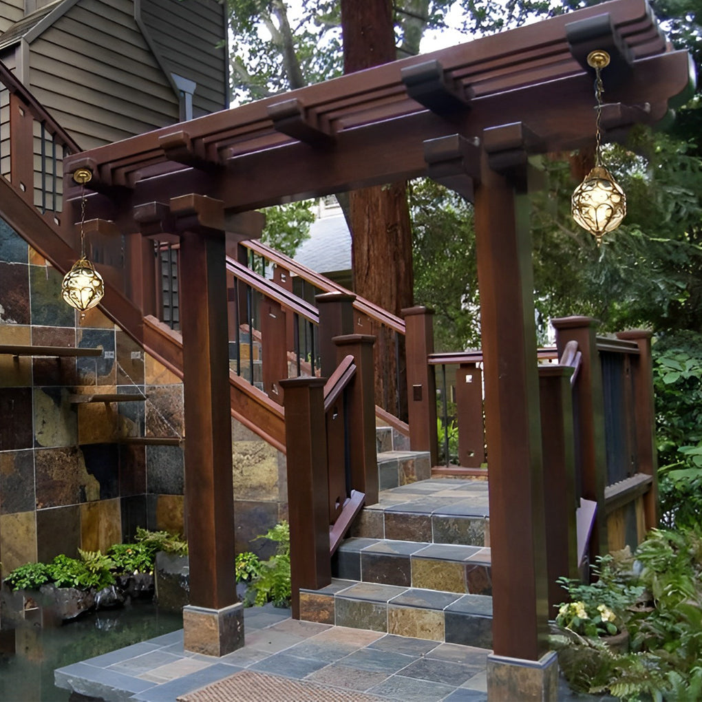 WHITLEY AQUA SPHERE OUTDOOR LIGHTING FIXTURE