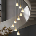 WINTHORPE CRYSTAL GRADUATED DIMMER CHANDELIER