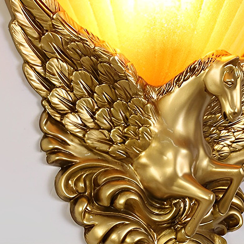 WINDSOR REGENCY RESIN EQUINE WALL LANTERN