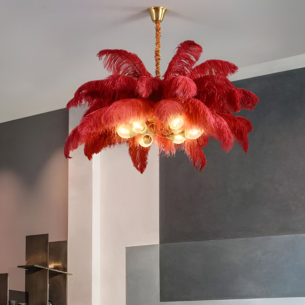 WINDSOR PLUME COPPER FLUSH MOUNT CEILING LIGHT