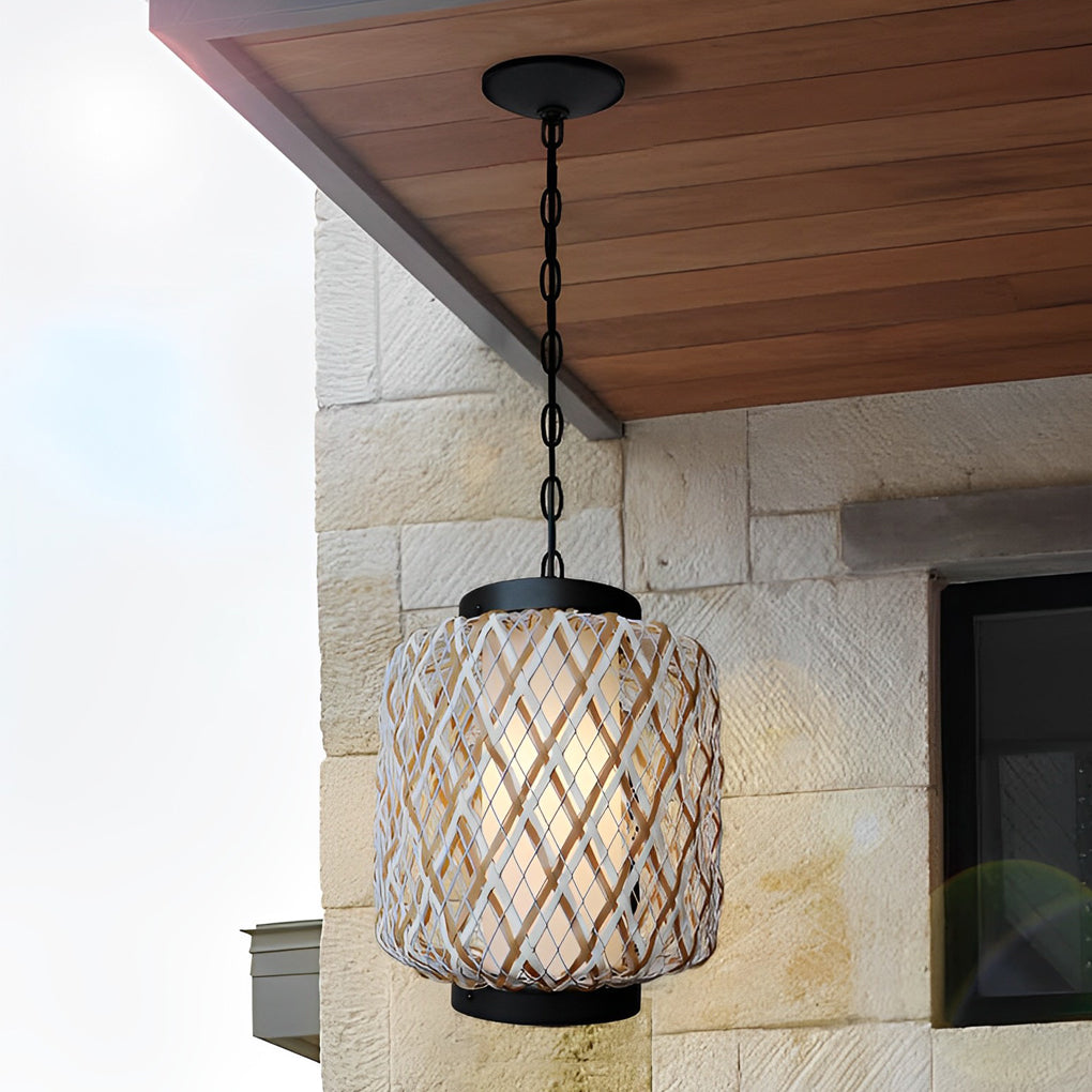 WINTHROP WOVEN OUTDOOR CEILING PENDANT LIGHT