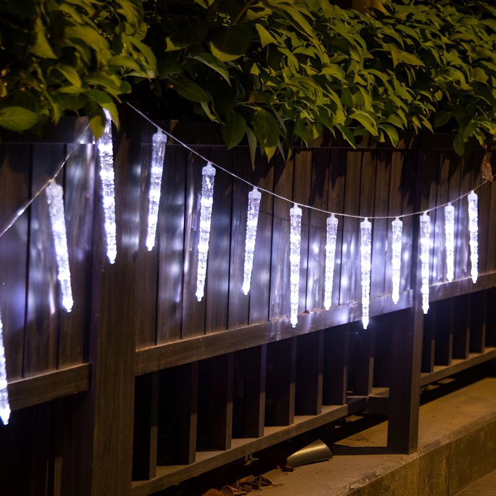 WINTERBOURNE RAINBOW ICICLE SOLAR LIGHTS STRAND