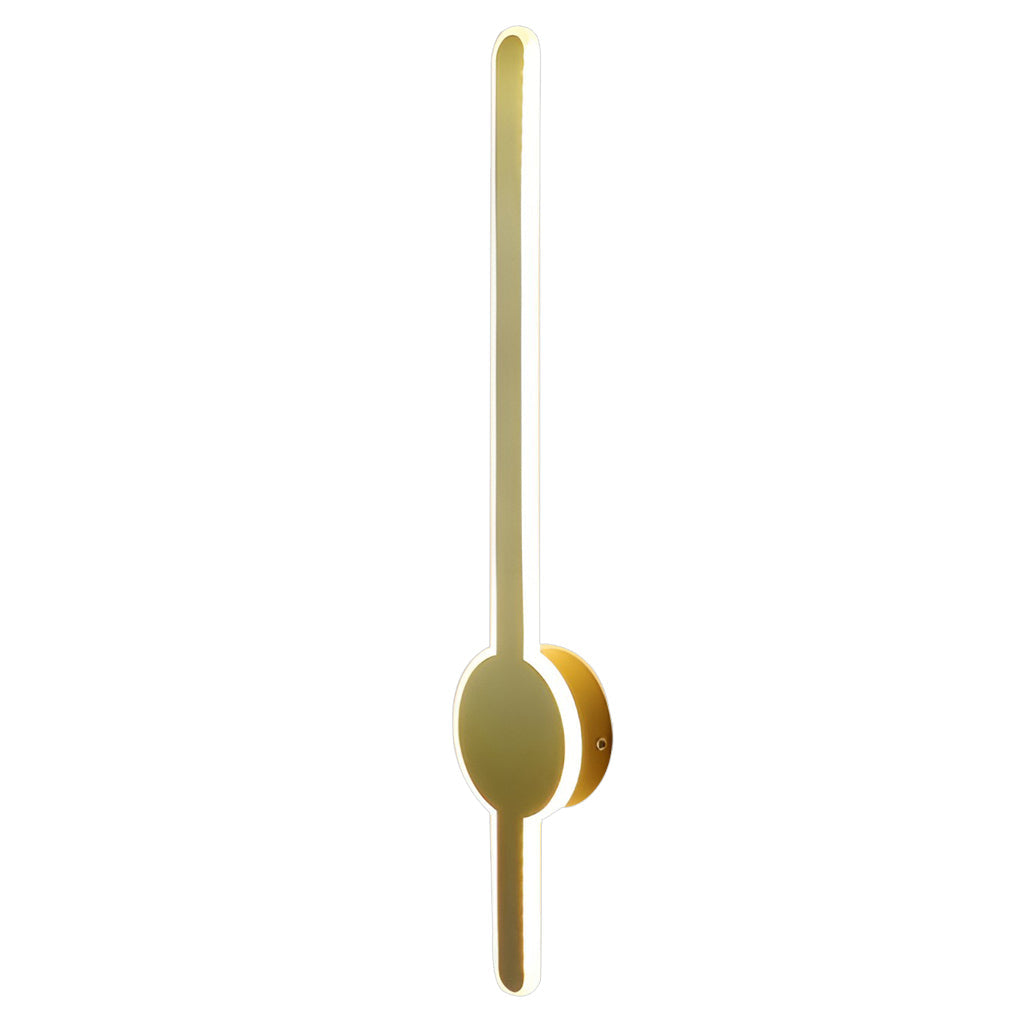 WINDSOR HARMONY LED WALL SCONCE WITH BLACK, GOLD, AND WHITE ACCENTS