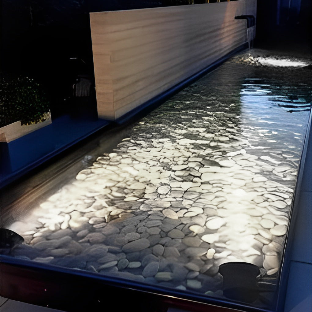 WINTERBOURNE AQUATIC ILLUMINATORS: 24V Stainless Steel Submersible LED Fountain Spotlights
