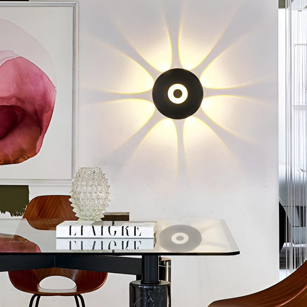 RAVENSCROFT CIRCULAR AQUA-RESISTANT LED WALL LUMINAIRE
