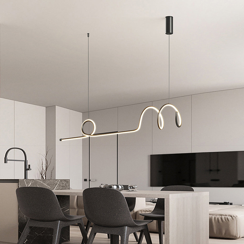 WAVERTREE CIRCULAR LED LIGHTING WITH INFINITE DIMMING"  
2. "BRANDEIS STEPLESS DYNAMIC WAVE CHANDELIER"  
3. "CRESWICK INTUITIVE CIRCULAR LED SUSPENSION LIGHT"  
4. "HENLEY MODERN WAVE FORM LED CEILING CHANDELIER"  
5. "PENROSE ADJUSTABLE CIRCULAR LED LIG
