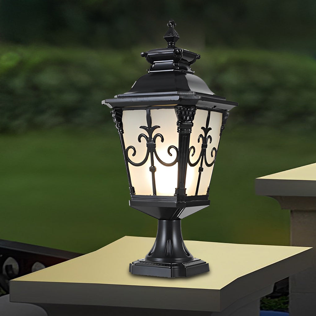 BRACKENDALE VINTAGE PATTERNED SOLAR FENCE LIGHTS