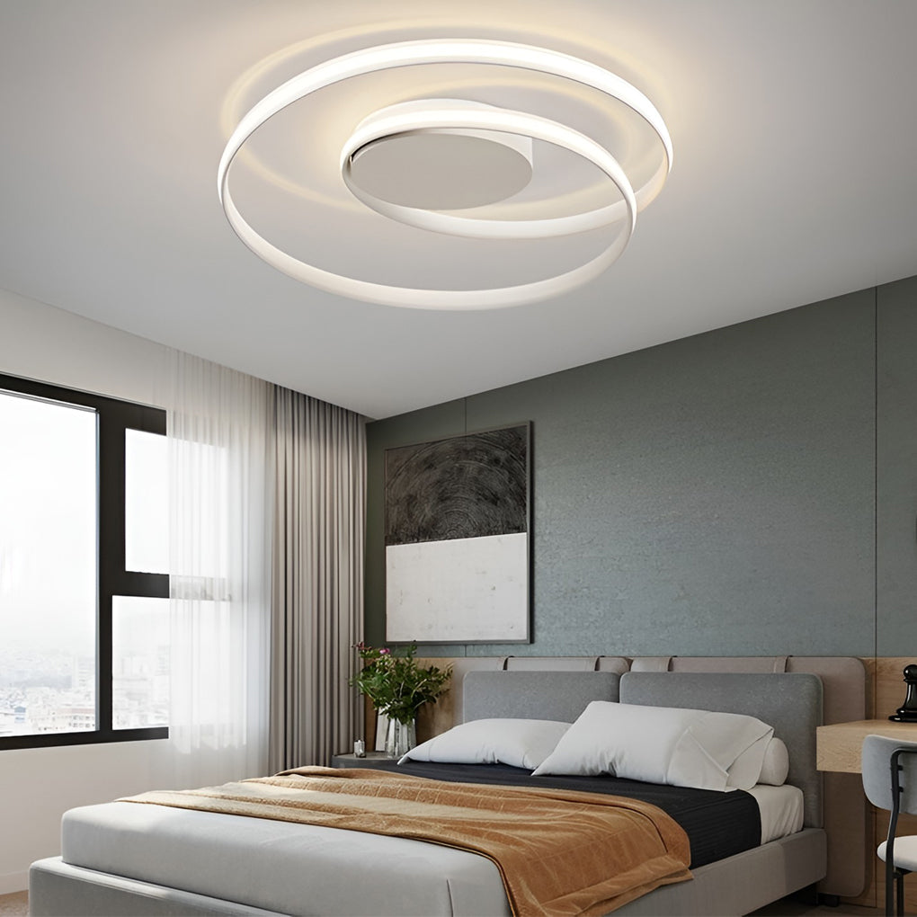 WINTHROP CIRCULAR DIMMABLE LED FLUSH MOUNT LIGHTING