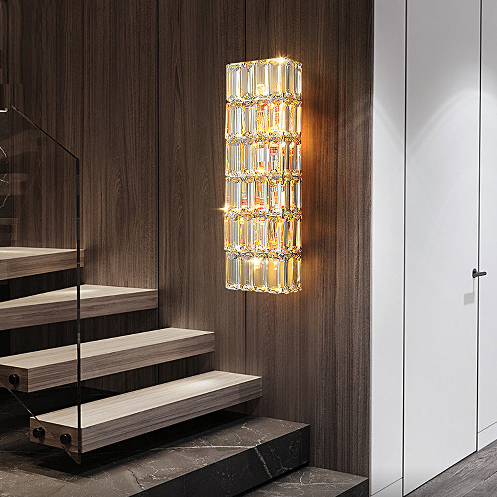 CHISWICK CRYSTAL TRILOGY WALL SCONCE