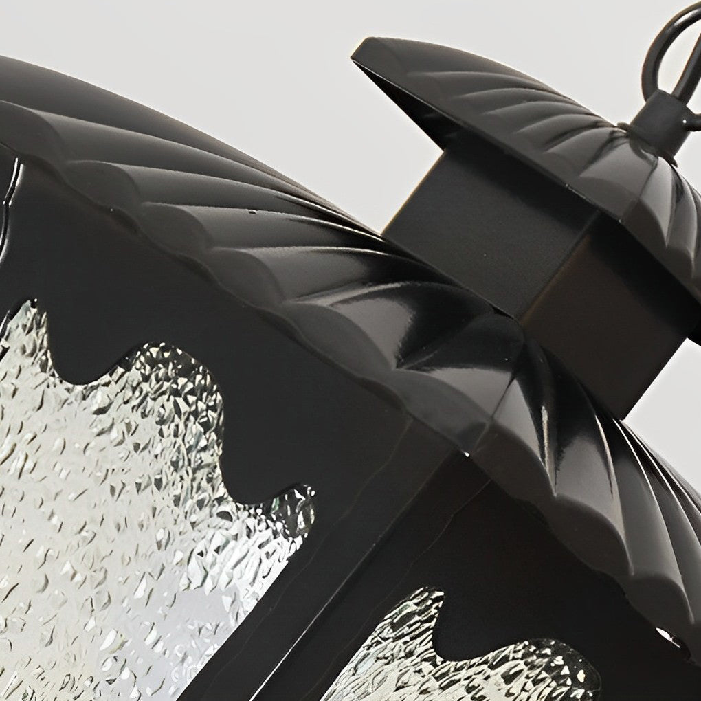 WINDSOR DROPLET GLASS OUTDOOR LANTERN CHANDELIER