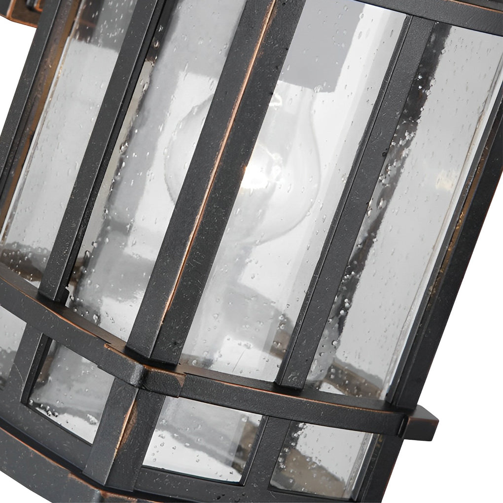 WINTERBOURNE AQUA BUBBLE WALL LANTERN