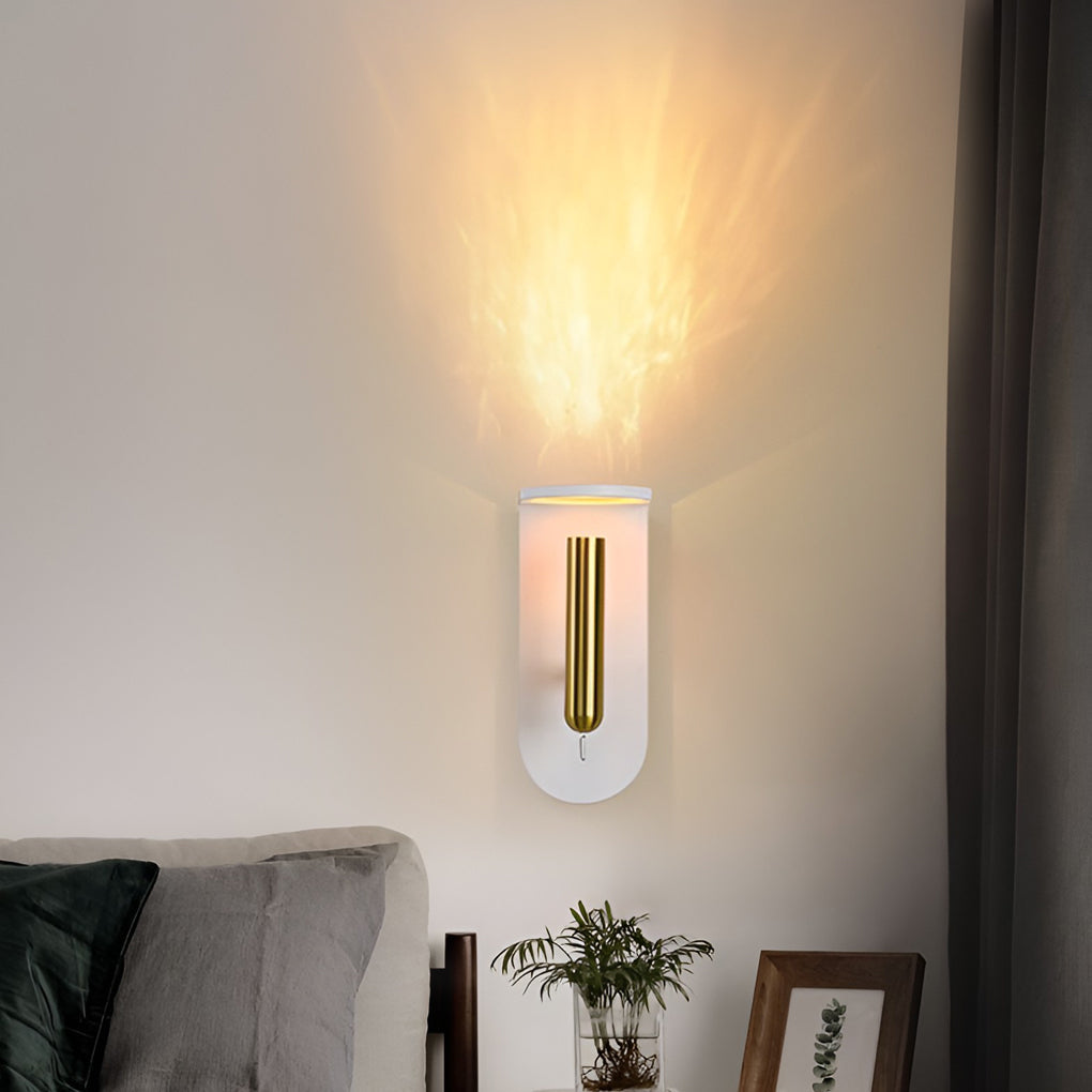 FENWICK 3W ILLUMINATED FLAME WALL SCONCE