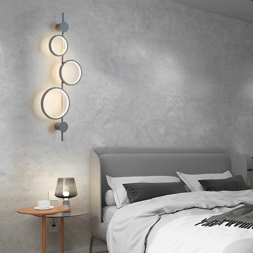 WHITBREAD RINGED LED WALL LANTERN