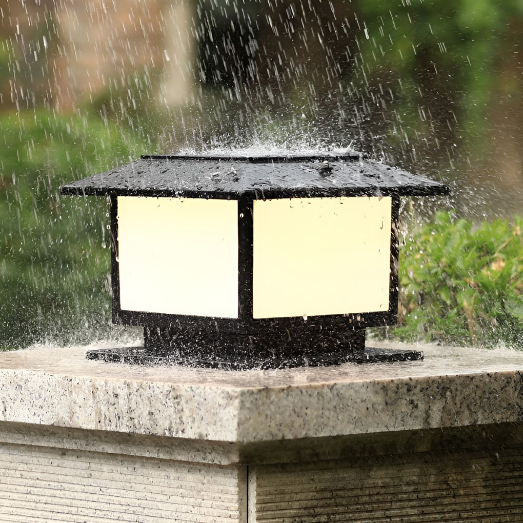 WINDSOR SQUARE TRIPLE DIMMER SOLAR FENCE LIGHTS
