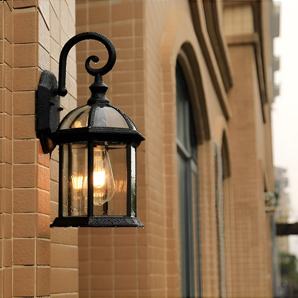 WINTHROP DOUBLE-GLASS VINTAGE WALL LANTERN