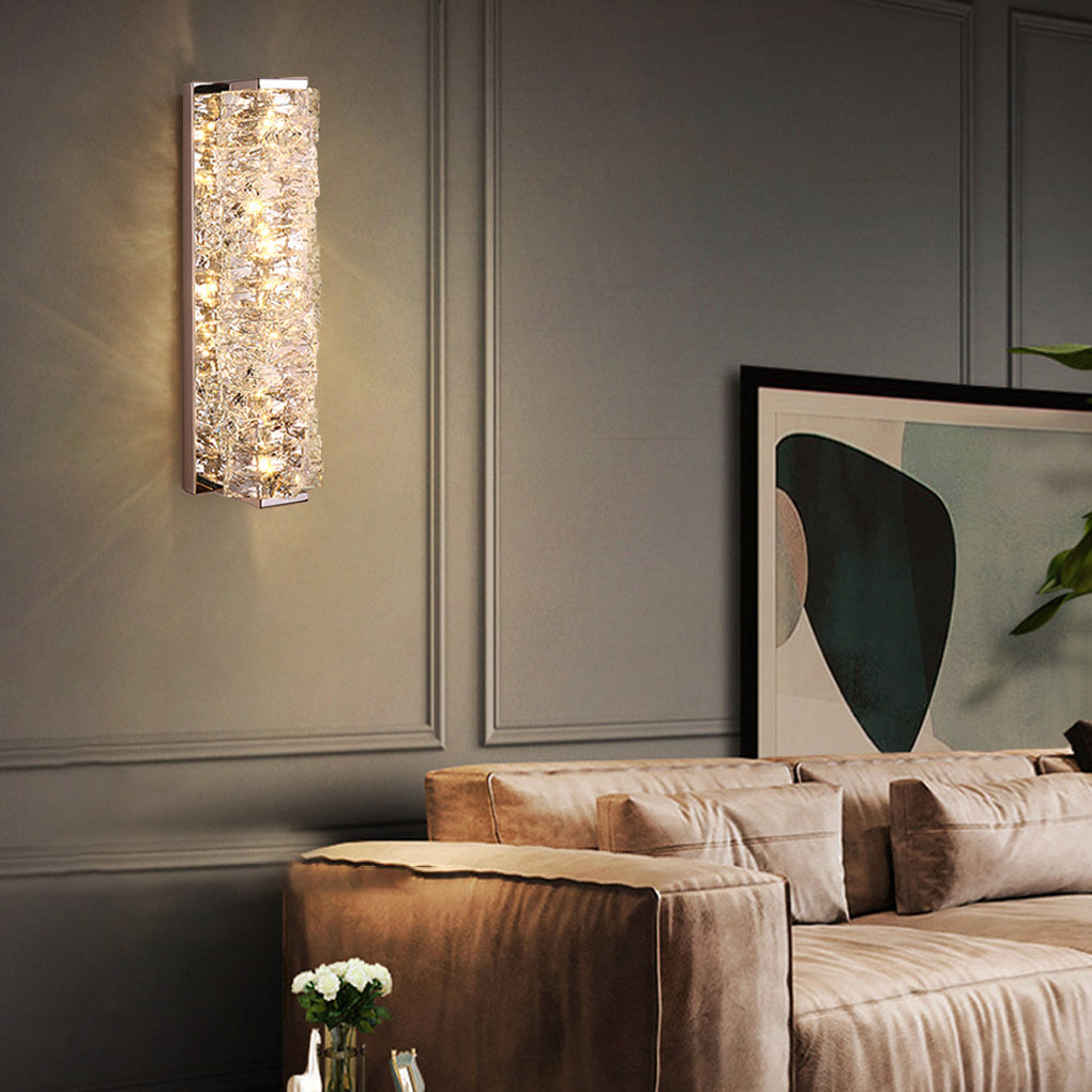 WINTHROP CRYSTAL TRIFECTA DIMMING WALL SCONCE