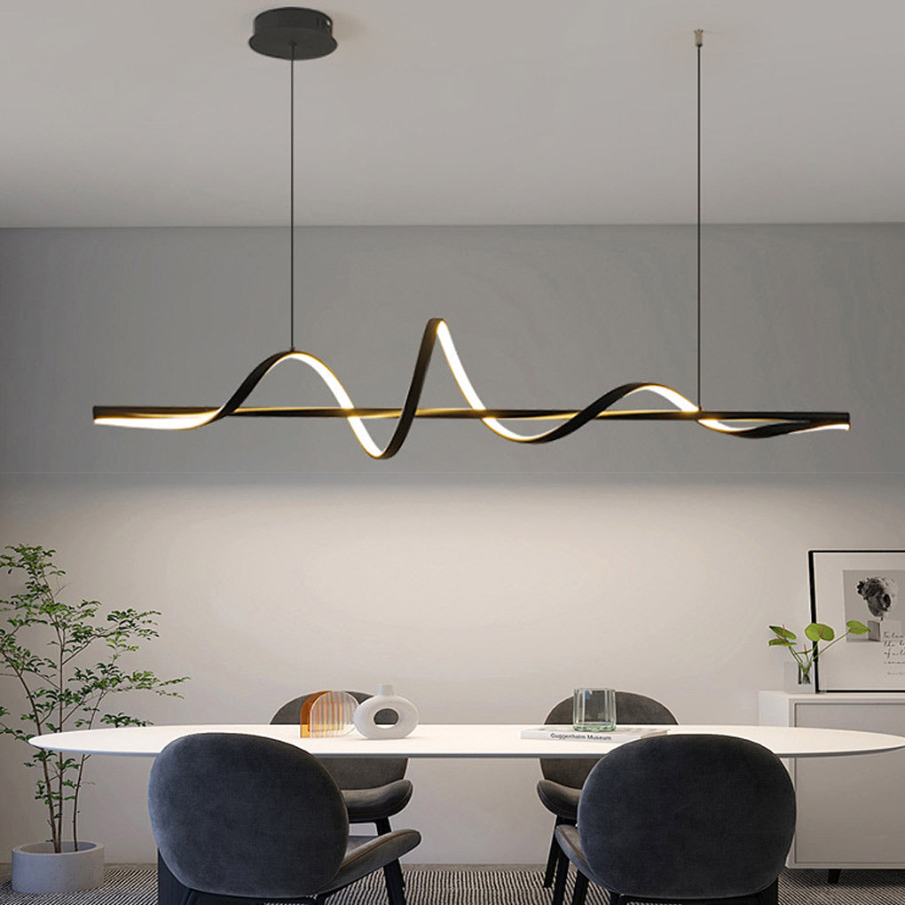 FENWICK WAVED LUMINAIRE WITH MULTI-LEVEL DIMMING