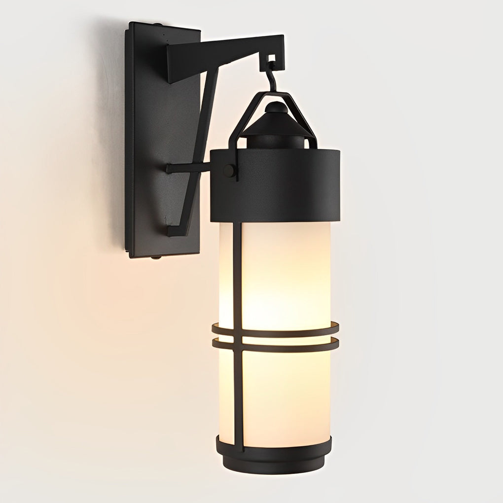 RAVENWOOD RUSTIC OUTDOOR BLACK WALL SCONCE