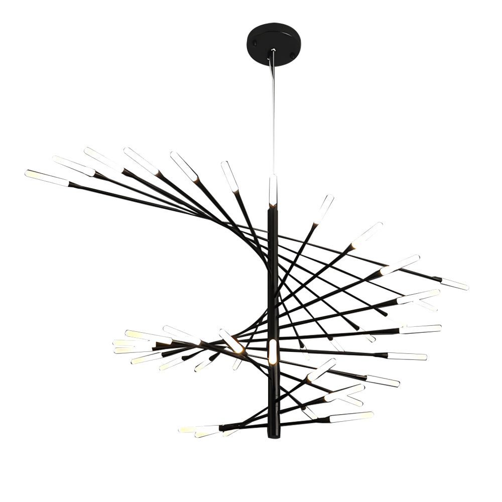 WINTHROP SPIRAL AURORA LED CHANDELIER