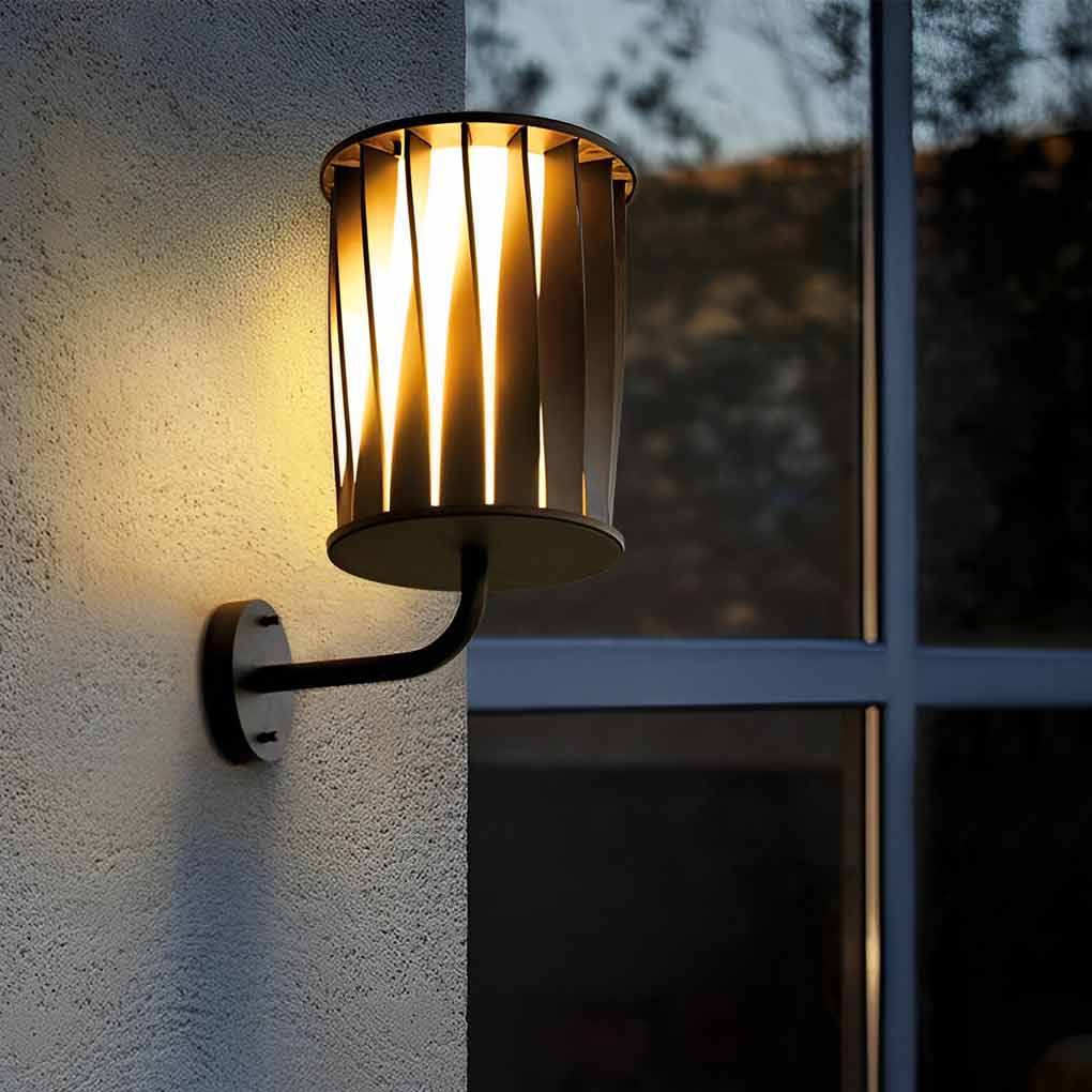 WINTHROP TWISTED WATERPROOF LED OUTDOOR WALL SCONCE
