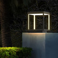WINTHROP SOLAR-FRAME SQUARE POST LANTERN