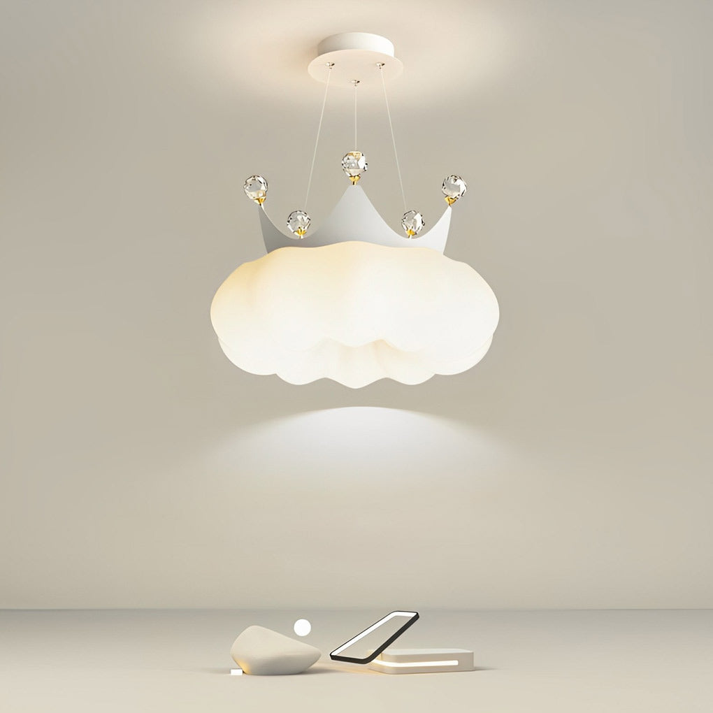 FENWICK CLOUD CRYSTAL LED CHANDELIER WITH DIMMABLE TRIPLE LIGHTING