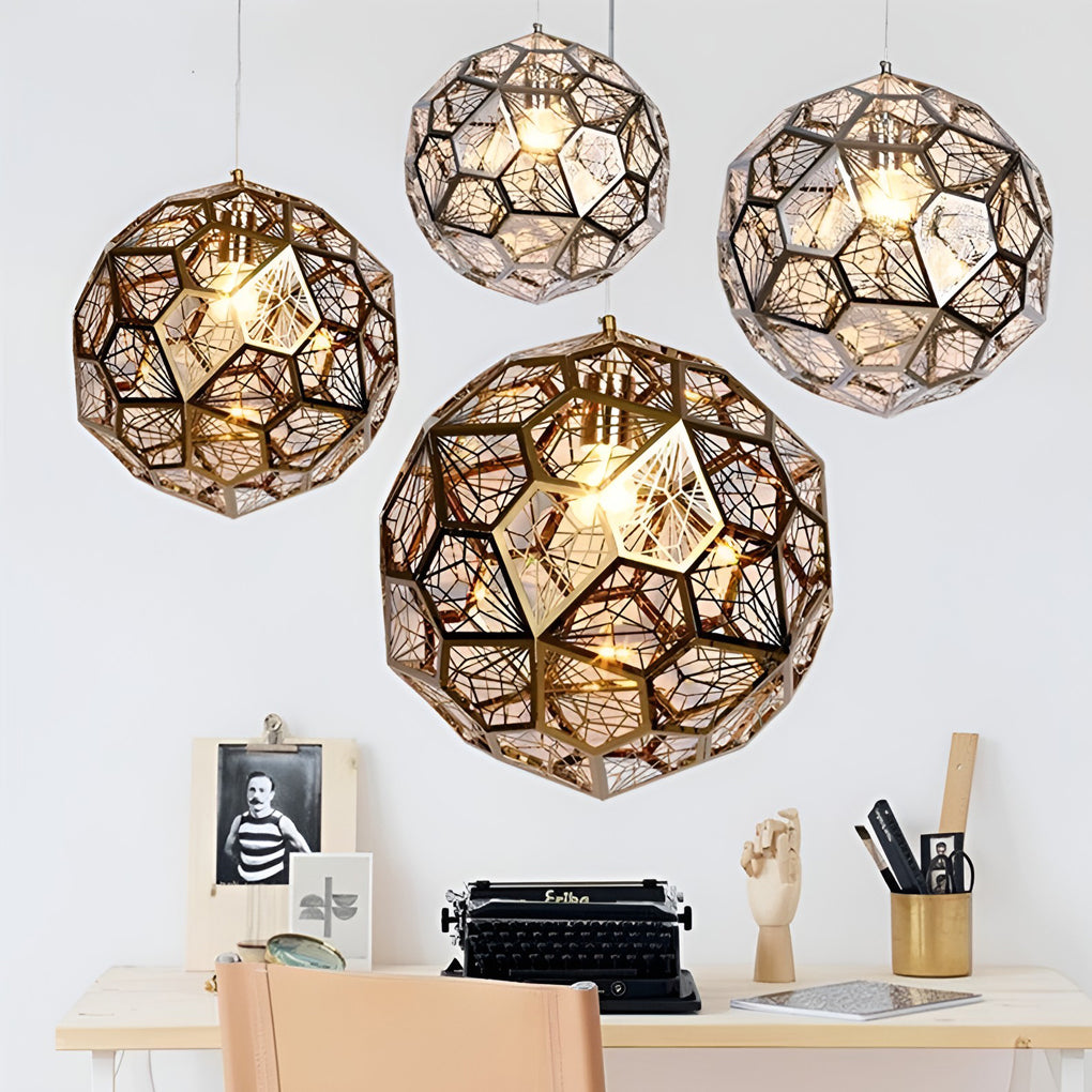 BRAMBLETON SPHERICAL MODERNIST DINING PENDANT LIGHT