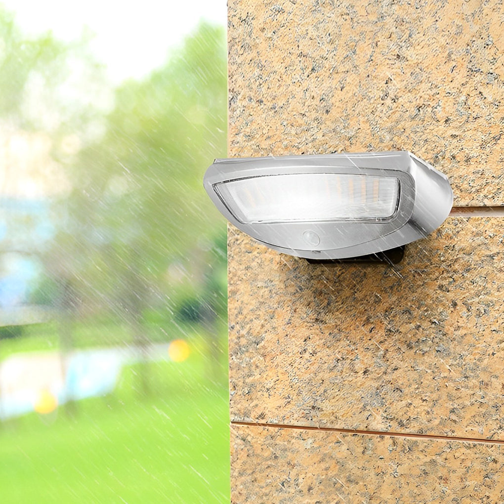 RAVENHALL SOLAR-POWERED MOTION DETECTOR WALL SCONCE WITH 45° TILT