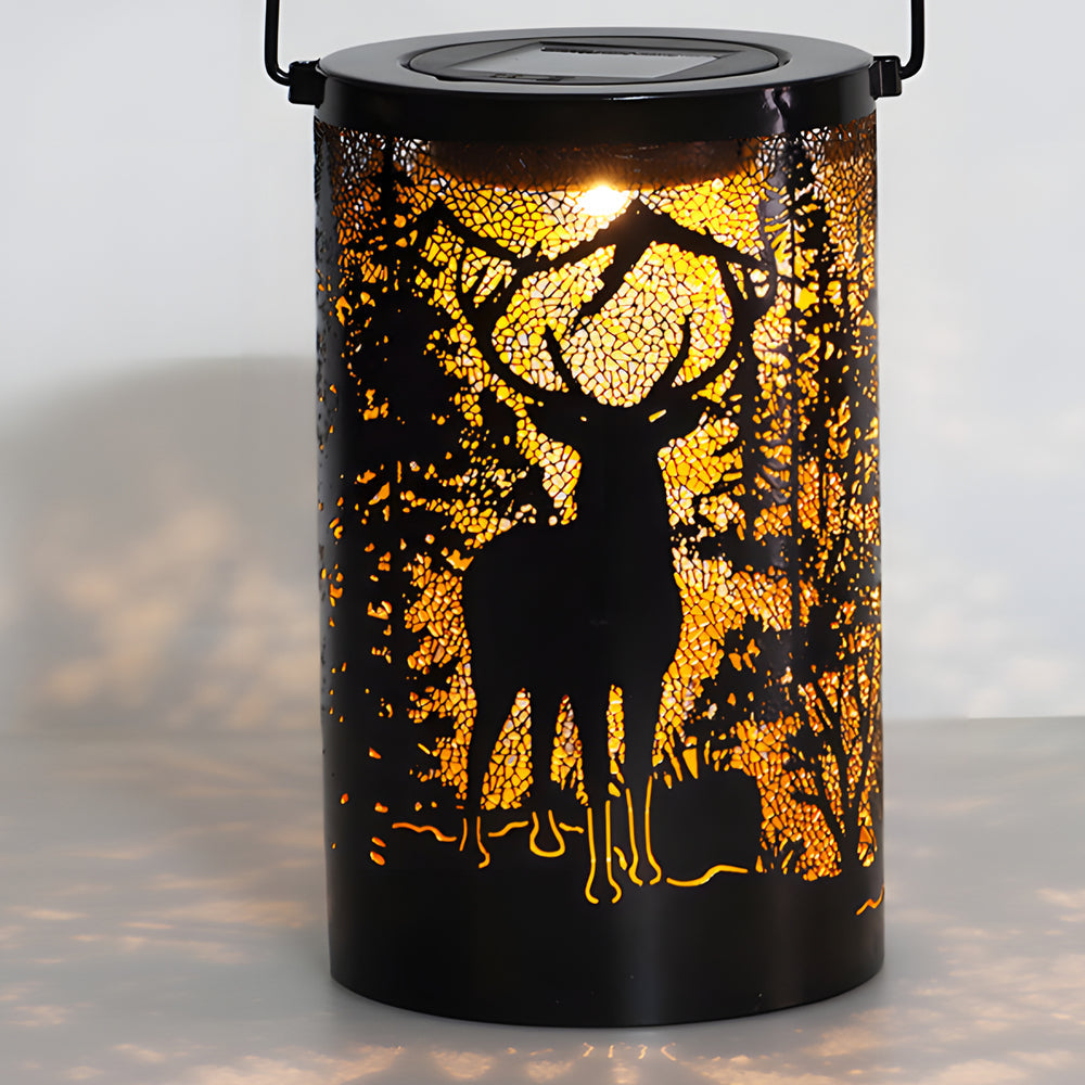 RAVENSCROFT SOLAR DEER SHADOW LANTERN