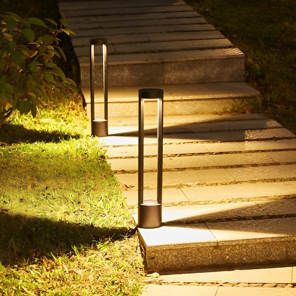 WINTERBOURNE RAIN-PROOF MODERN CYLINDRICAL PATH LIGHTS