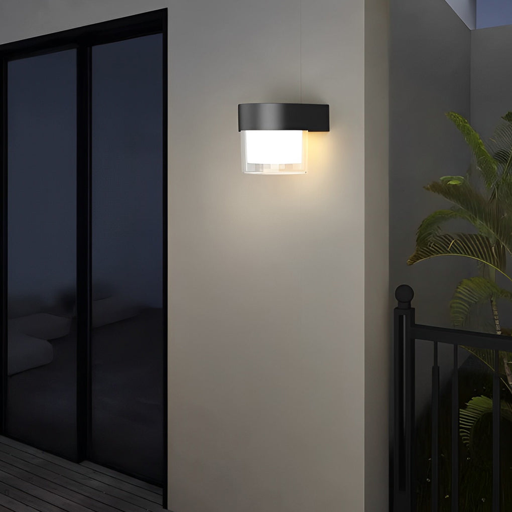 RAVENHALL SOLAR-POWERED RECTANGULAR OUTDOOR LIGHTING