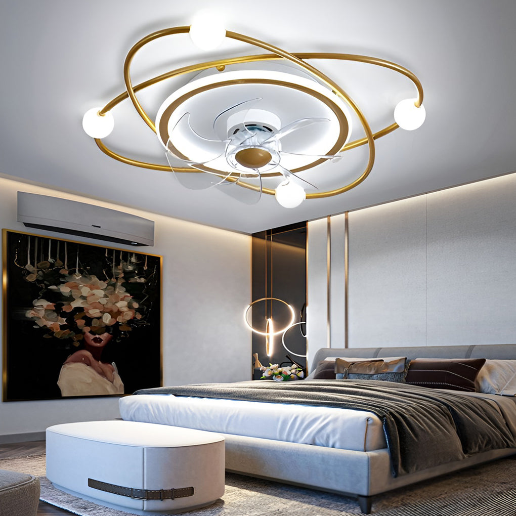 THORNBURY WHISPERING WINGS LED CEILING LAMP WITH DIMMING CONTROL