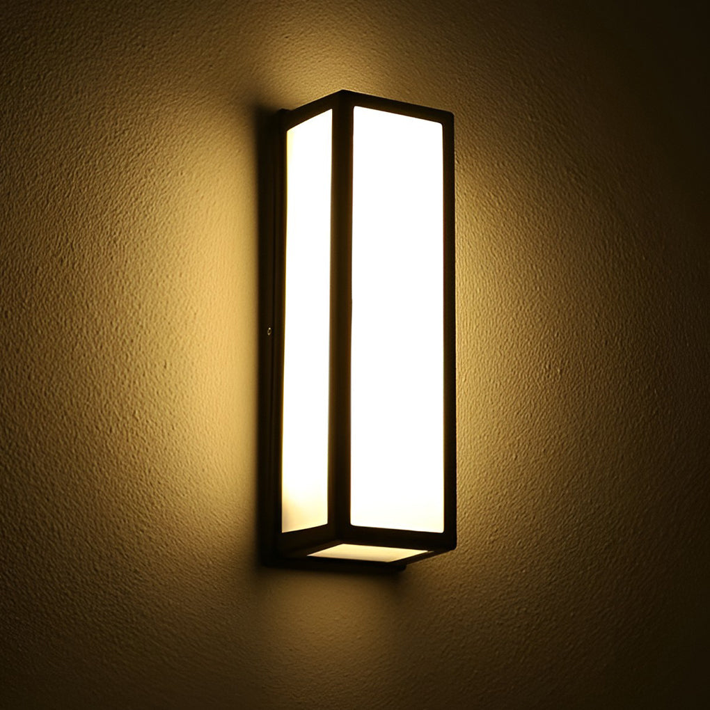 RAVENWOOD RECTANGULAR MOTION-ACTIVATED LED WALL LANTERN