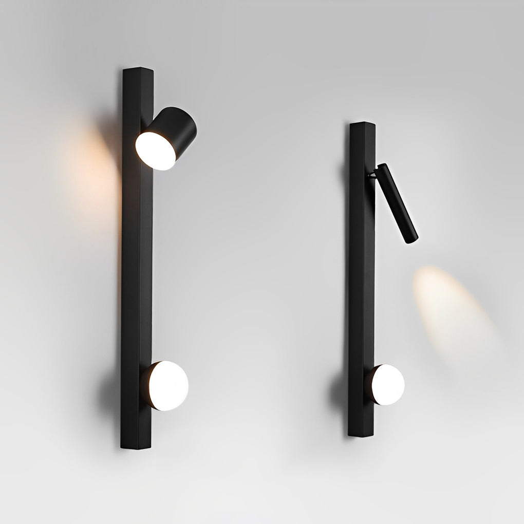 WINTHORPE MODERN METAL BLACK WALL LIGHTING