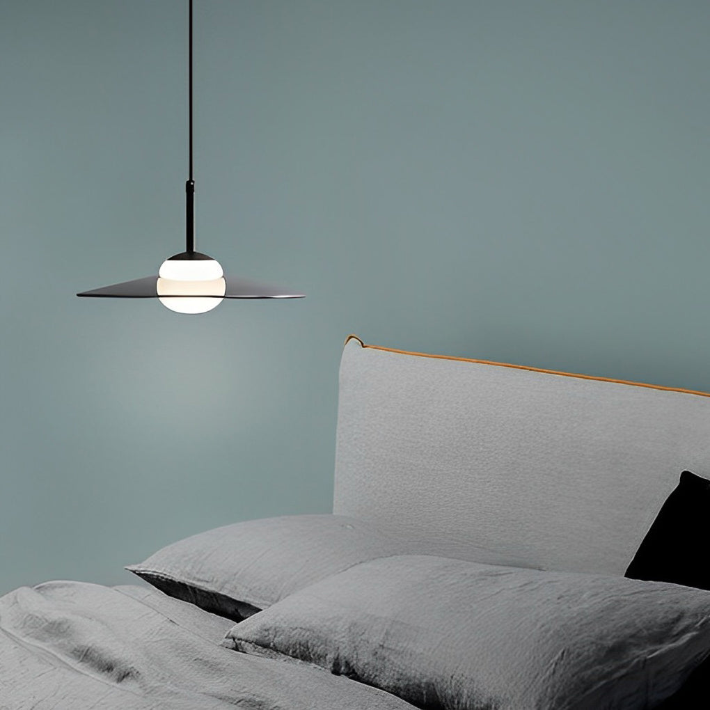WINTERBOURNE AURORA GLASS UFO PENDANT LIGHT