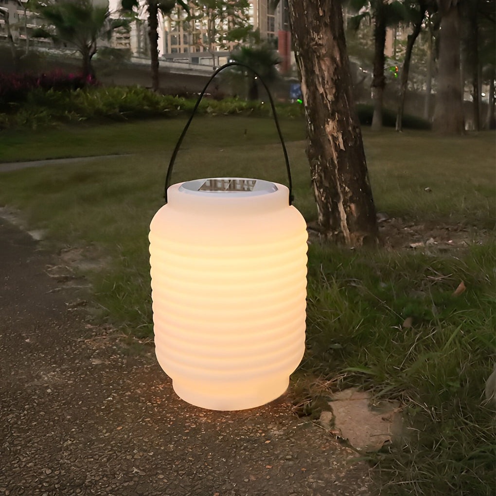THORNBURY RAINPROOF CYLINDRICAL SOLAR CAMPING ILLUMINATOR